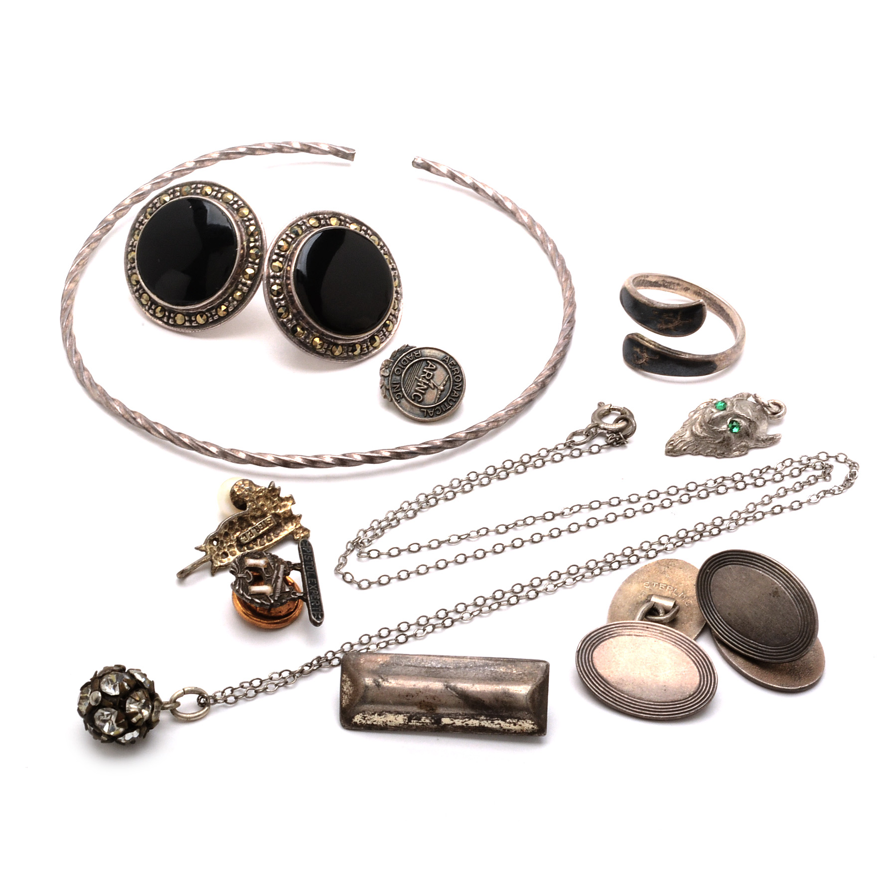 Sterling Silver Vintage Jewelry Assortment