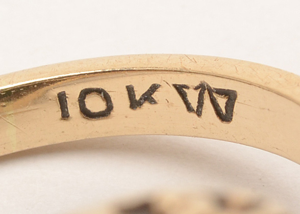 10K Yellow Gold Bloodstone Ring