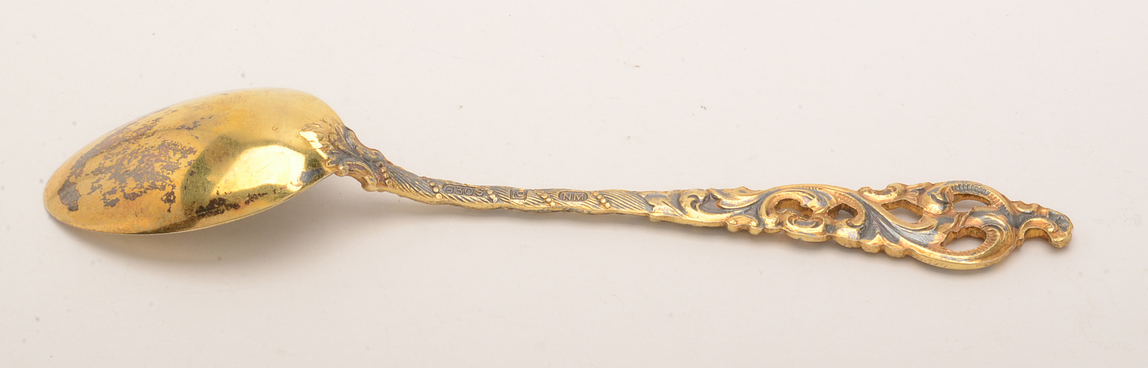 Brodrene Lohne 830 Silver "Dobbel Rokokko" Demitasse Spoons