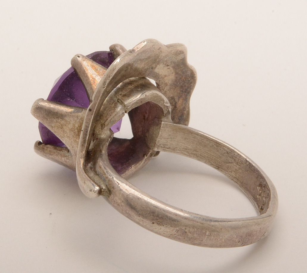 Sterling Silver Bracelet and Rings With Crystal Enhancements