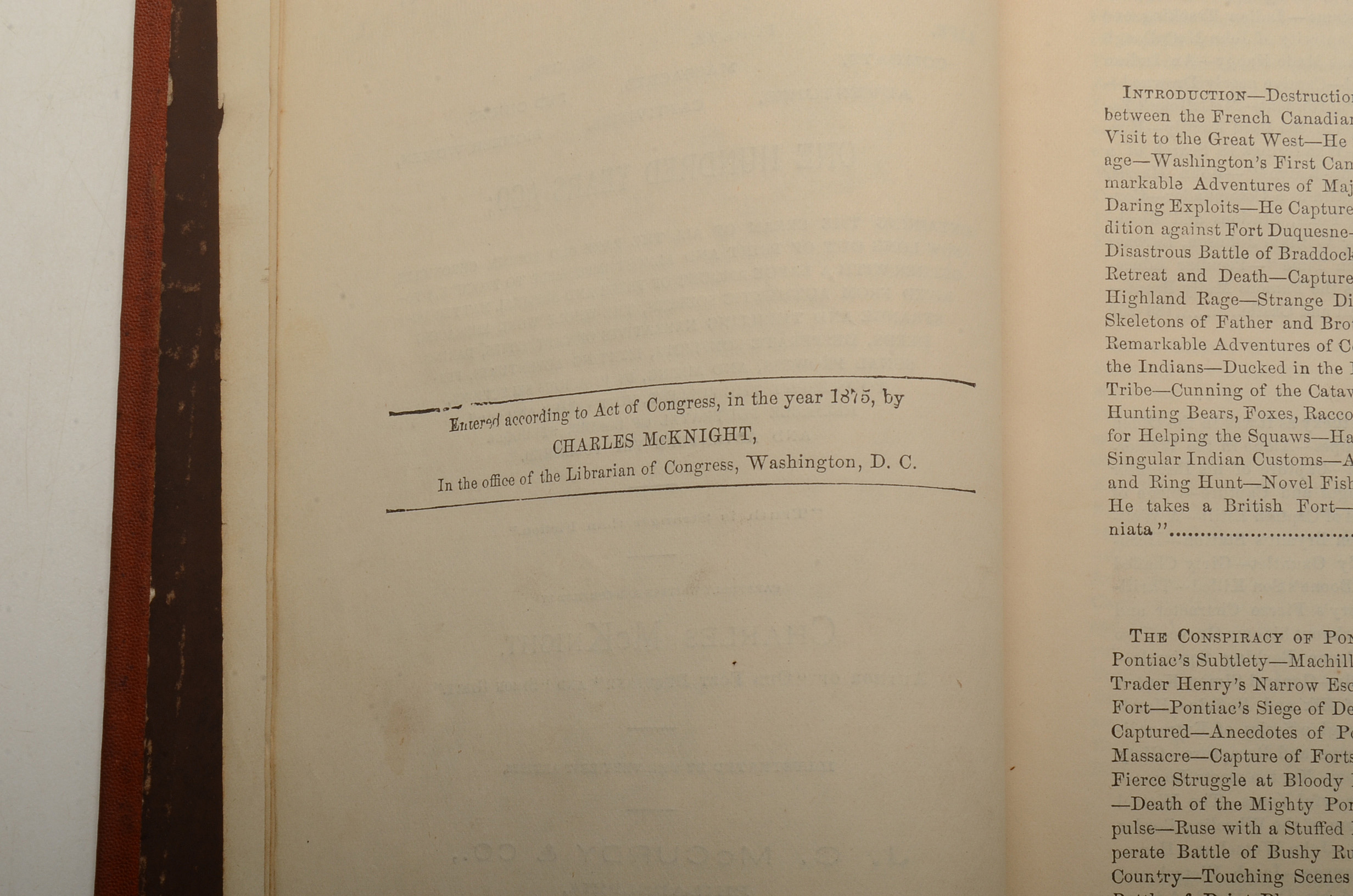 1876 "Our Western Border, One Hundred Years Ago"
