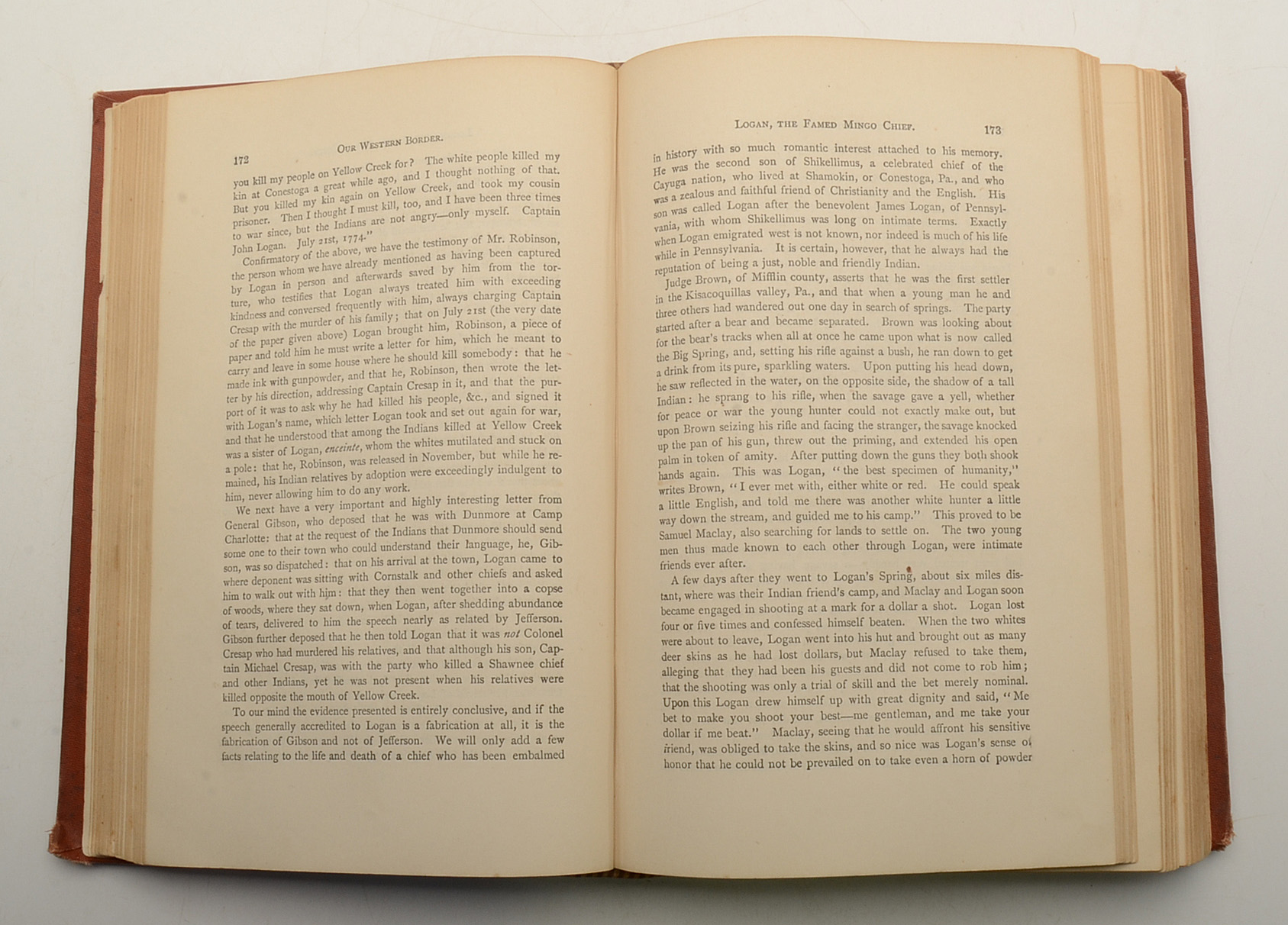 1876 "Our Western Border, One Hundred Years Ago"