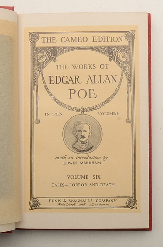 10-Volume Cameo Edition of "The Works of Edgar Allan Poe"