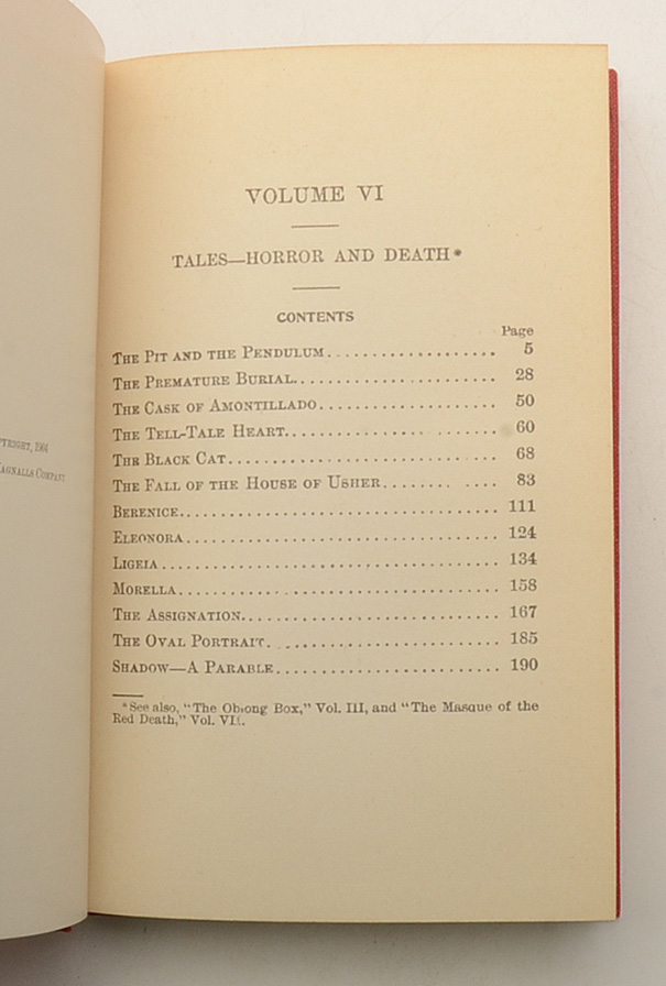 10-Volume Cameo Edition of "The Works of Edgar Allan Poe"