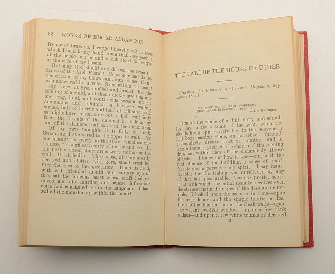 10-Volume Cameo Edition of "The Works of Edgar Allan Poe"