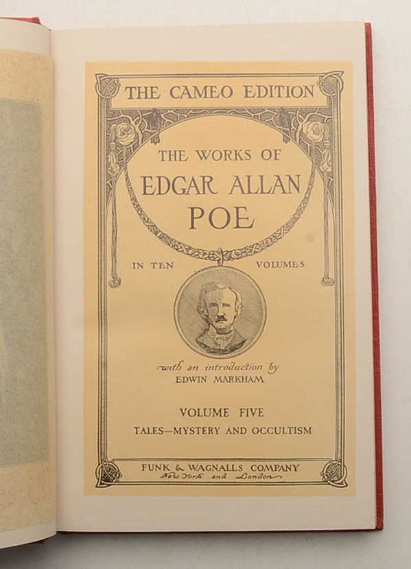 10-Volume Cameo Edition of "The Works of Edgar Allan Poe"
