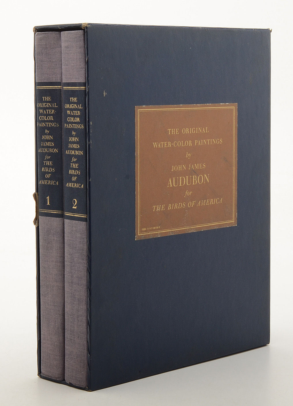 Two-Volume "Original Watercolor Paintings of John James Audubon"