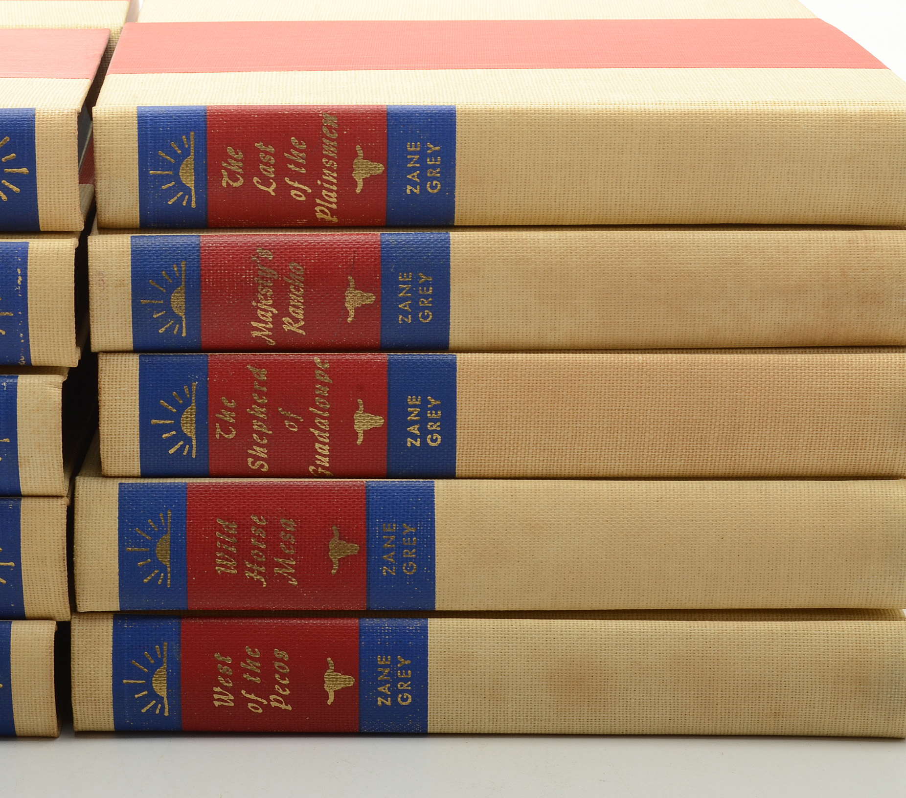 Vintage Hardcover Zane Grey Book Set