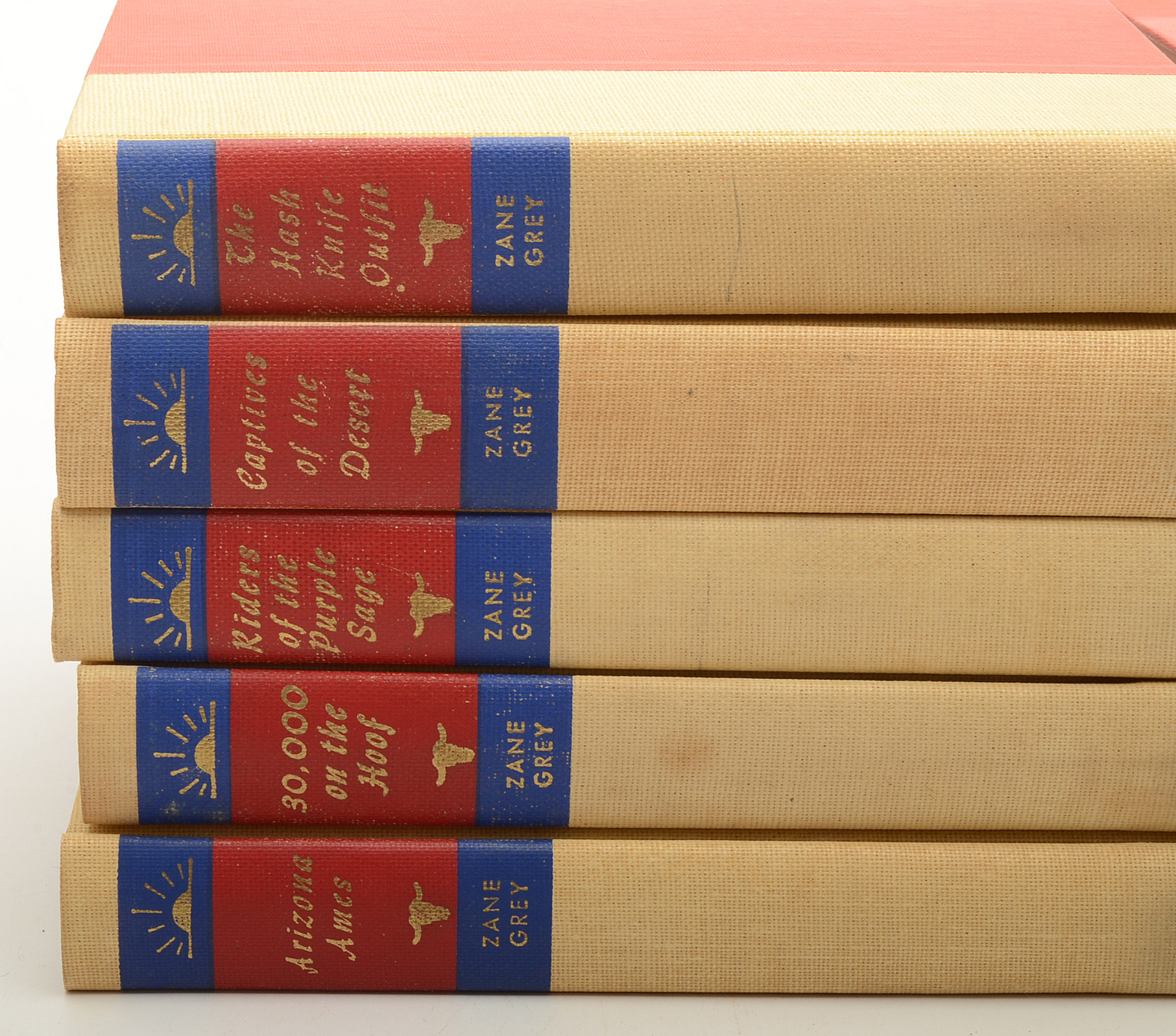 Vintage Hardcover Zane Grey Book Set