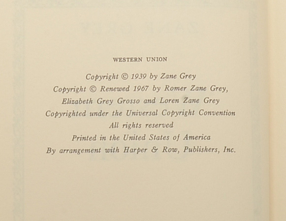 Vintage Hardcover Zane Grey Book Set