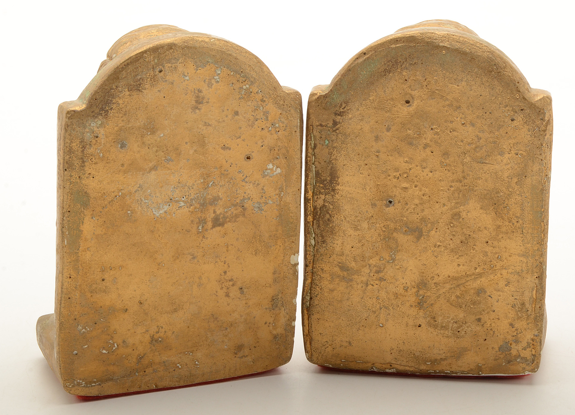 Cast Plaster John F. Kennedy Bust Bookends