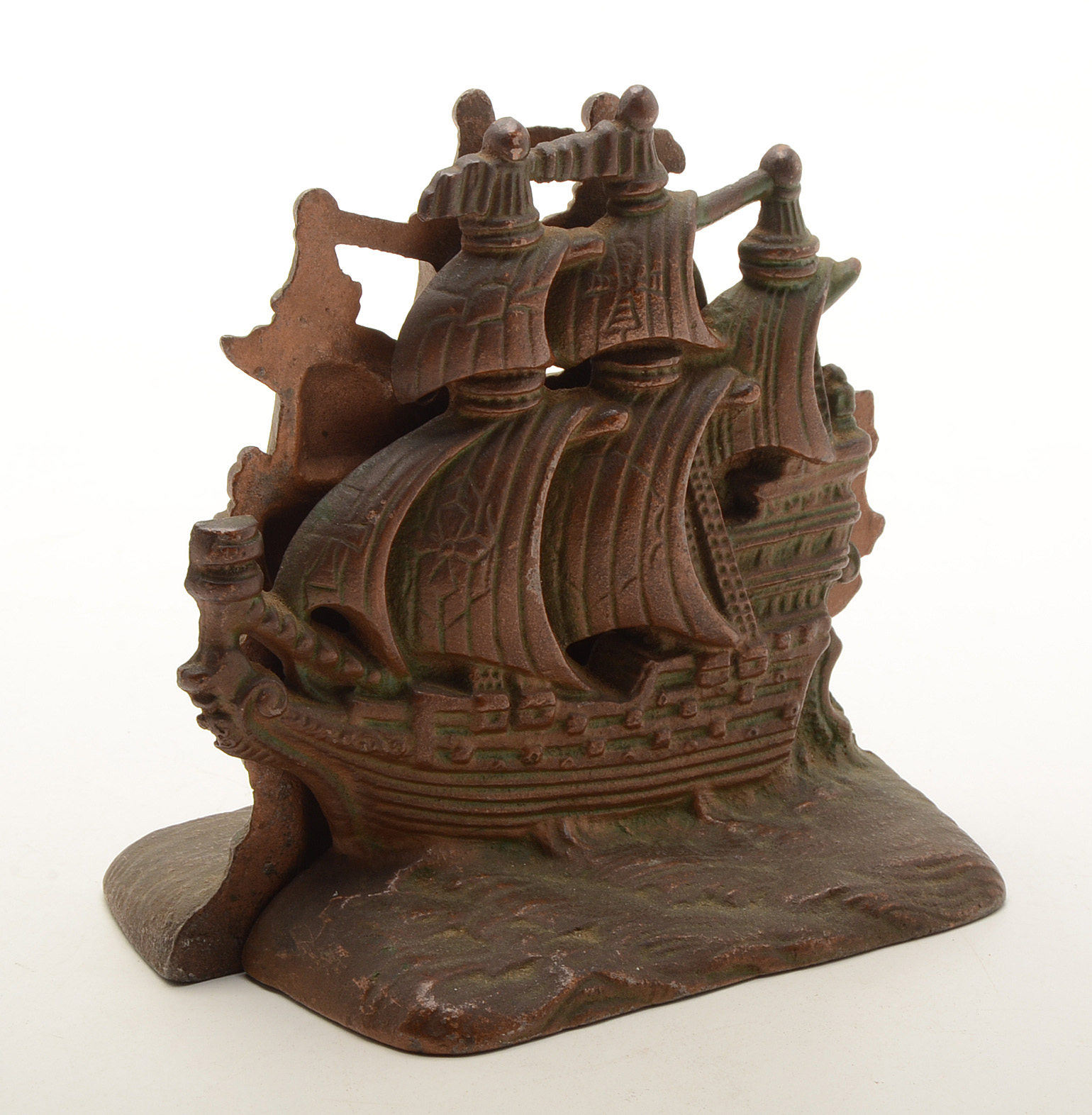 Hubley Cast Iron Ship Bookends