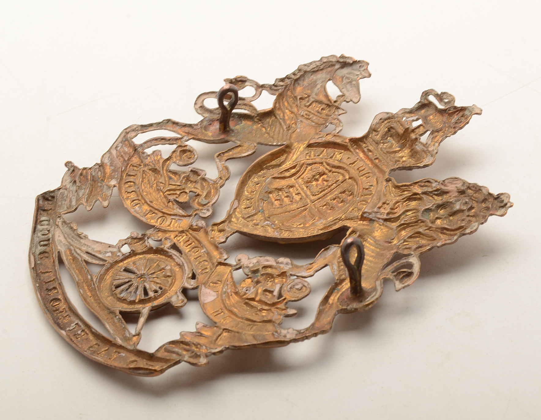 British Royal Coat of Arms Brass Embellishments