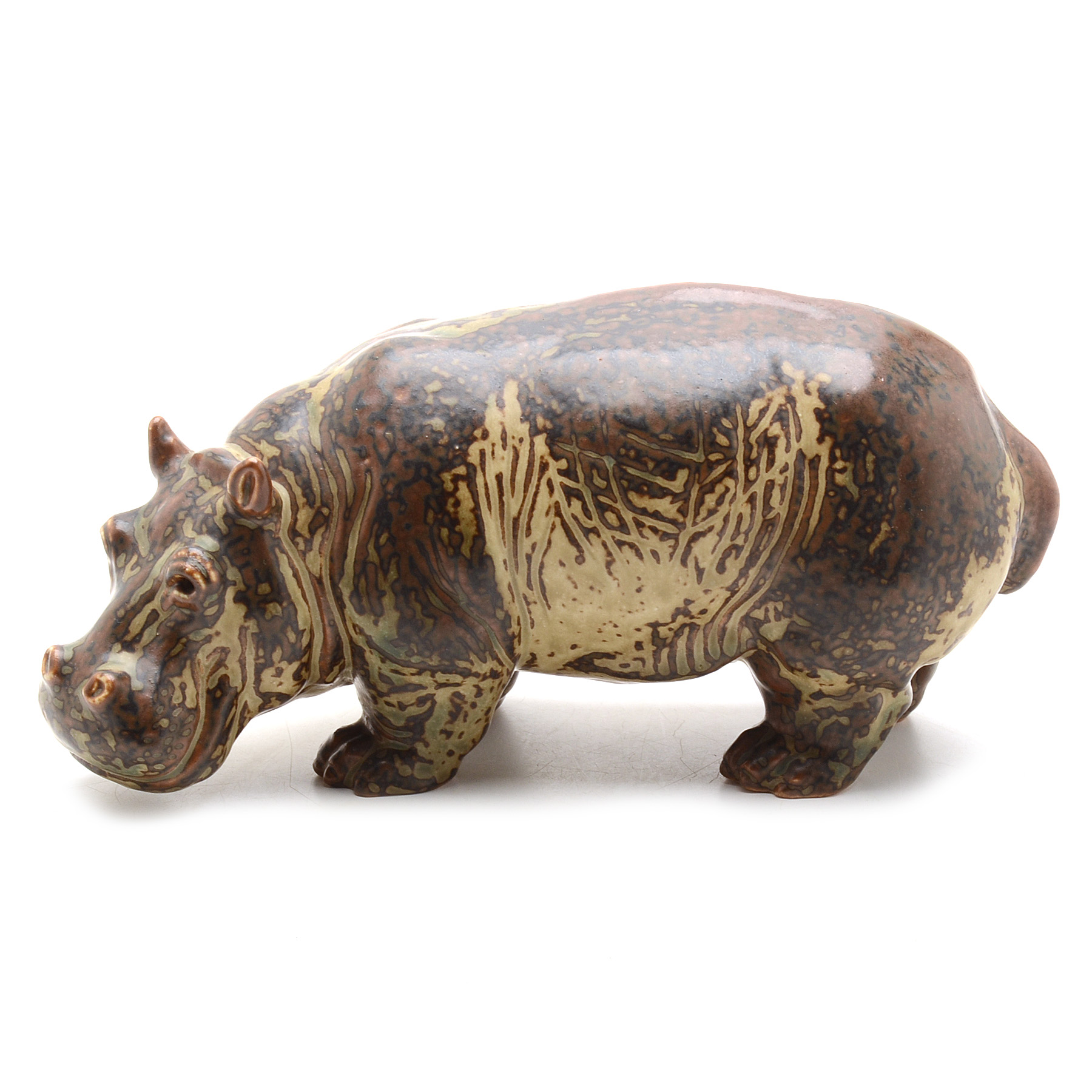 Knud Kyhn for Royal Copenhagen Hippopotamus Figurine