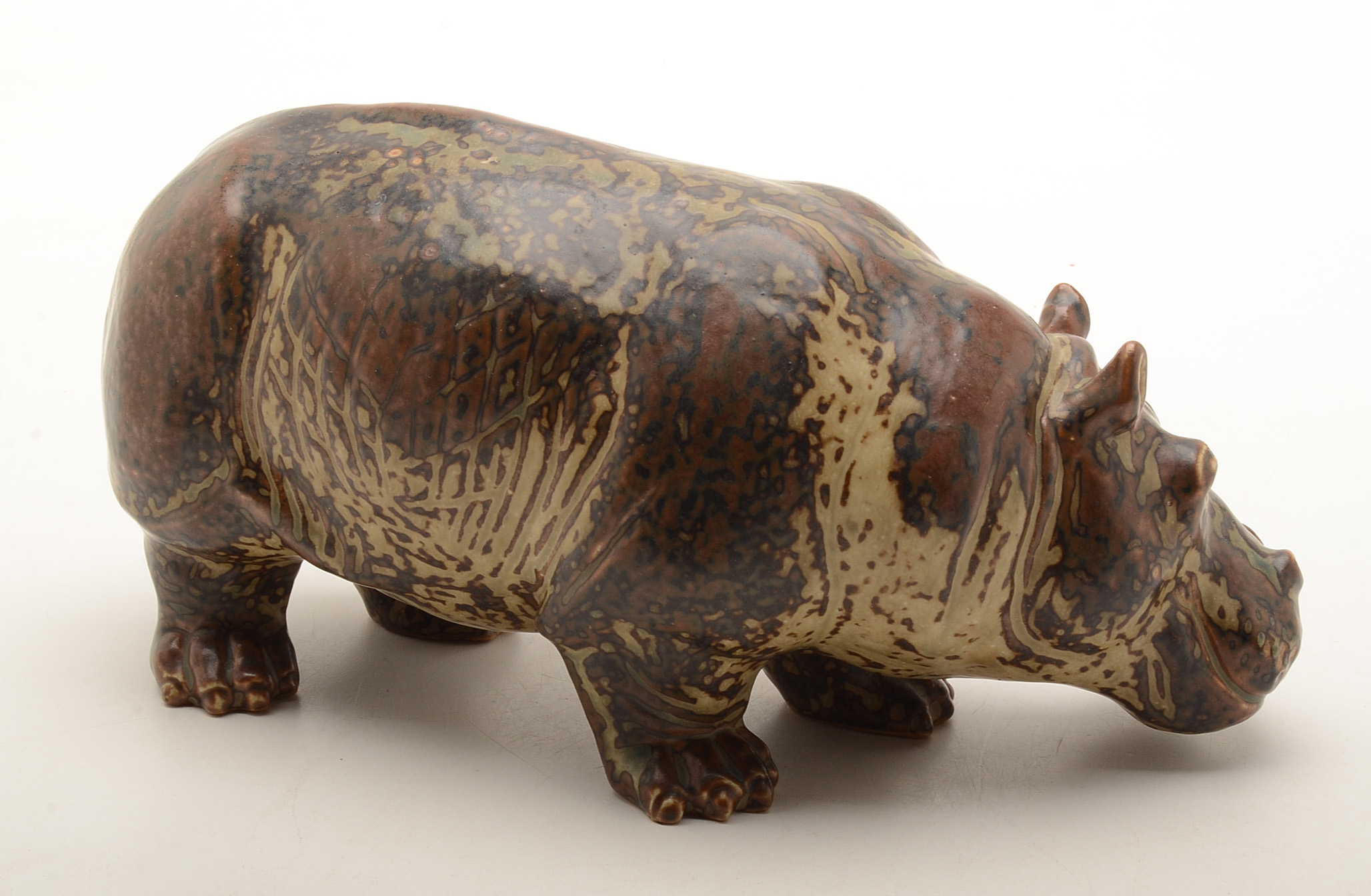 Knud Kyhn for Royal Copenhagen Hippopotamus Figurine