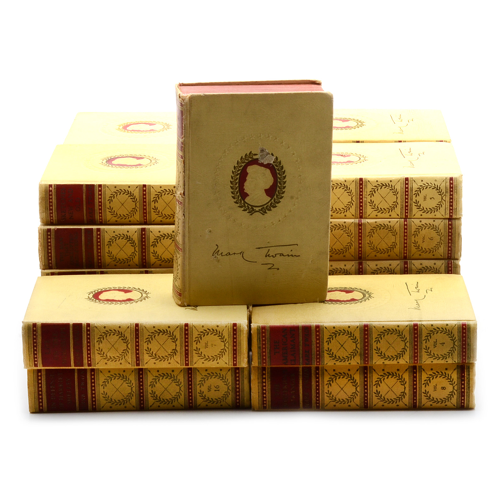 1907 "Complete Works of Mark Twain" Book Set