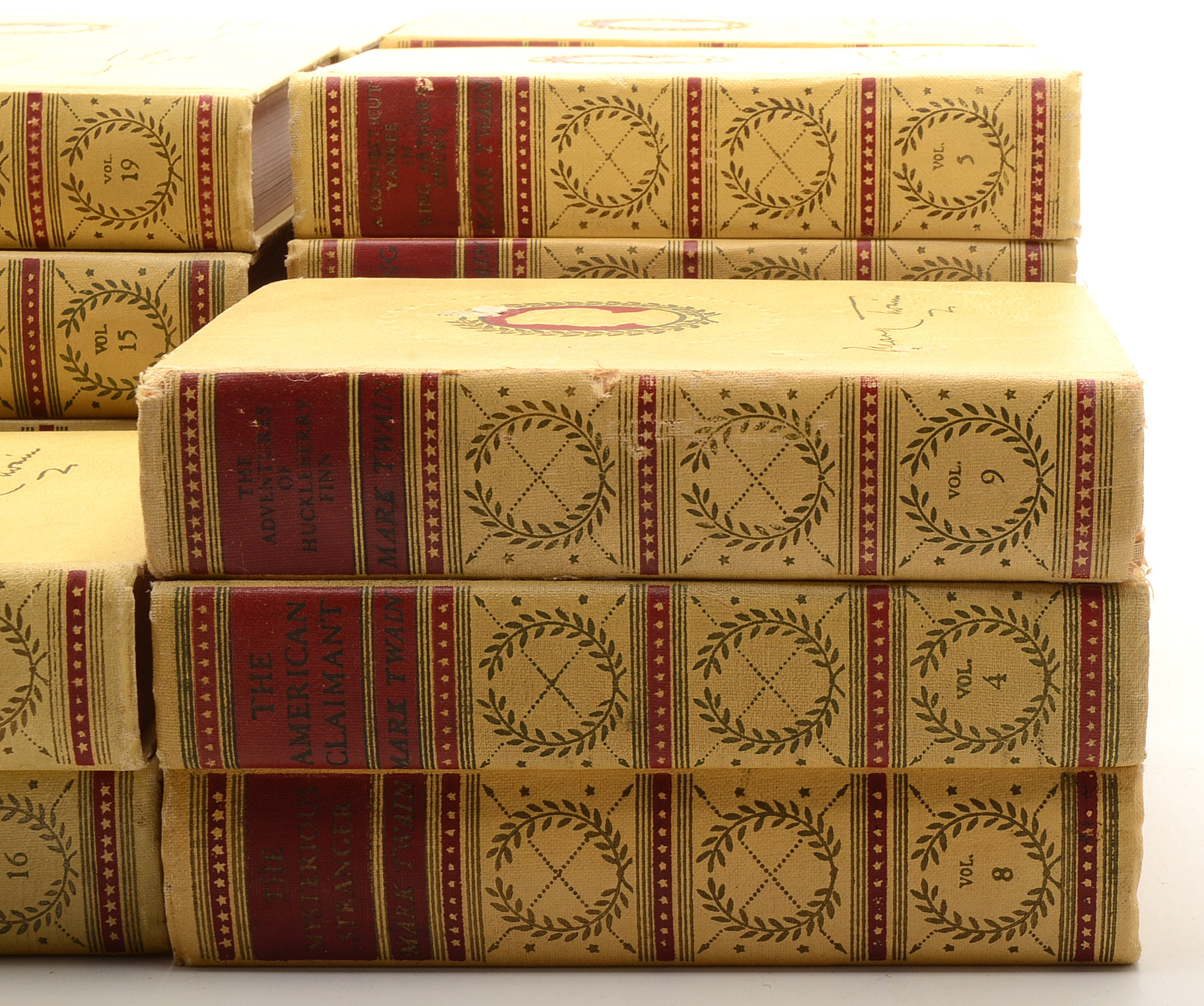 1907 "Complete Works of Mark Twain" Book Set