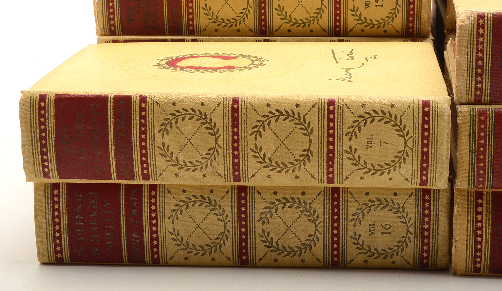 1907 "Complete Works of Mark Twain" Book Set