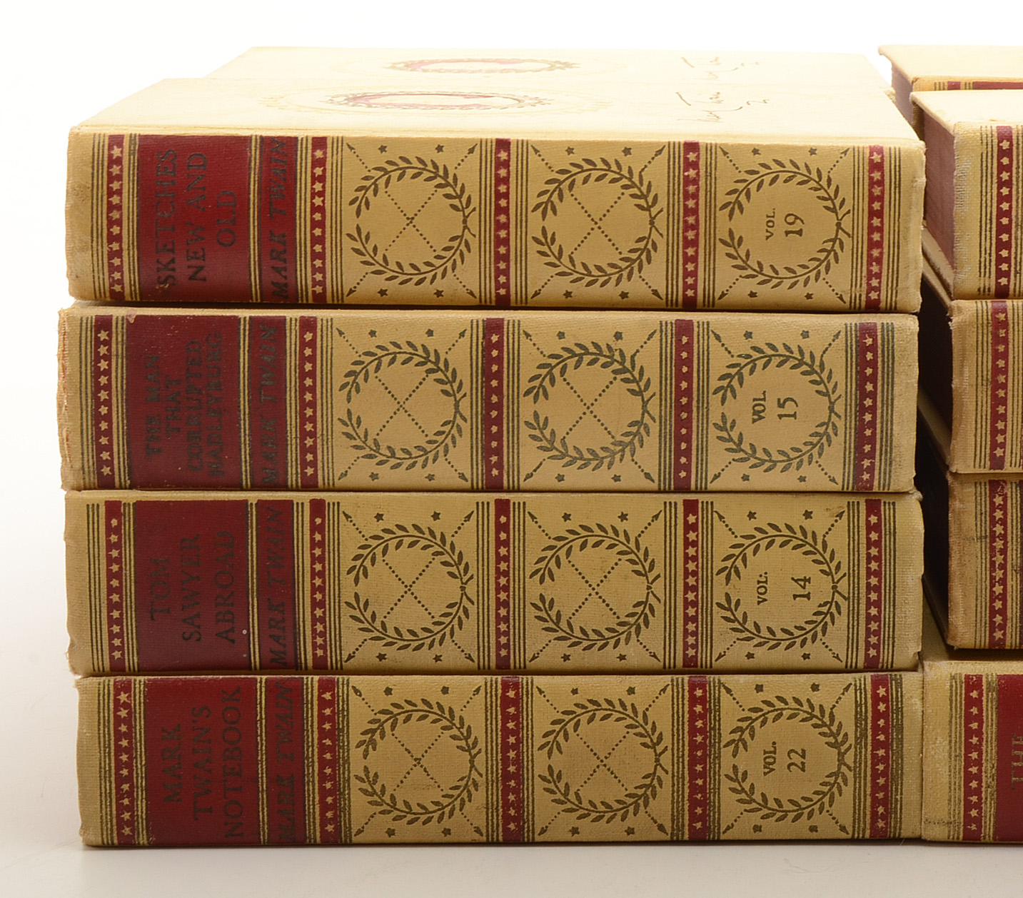 1907 "Complete Works of Mark Twain" Book Set