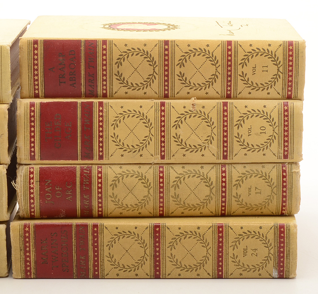 1907 "Complete Works of Mark Twain" Book Set