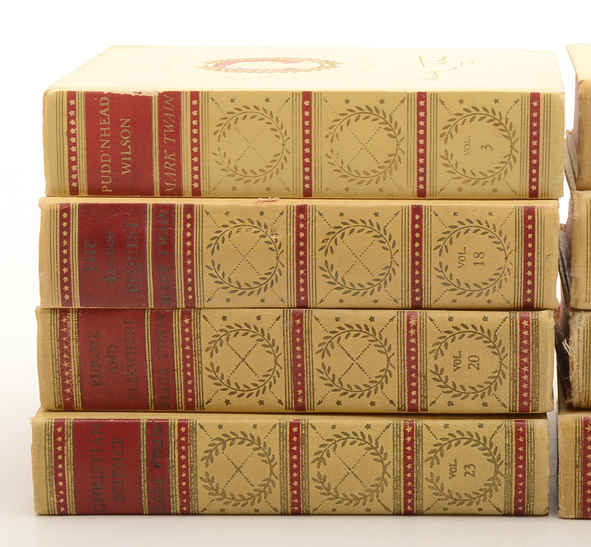 1907 "Complete Works of Mark Twain" Book Set