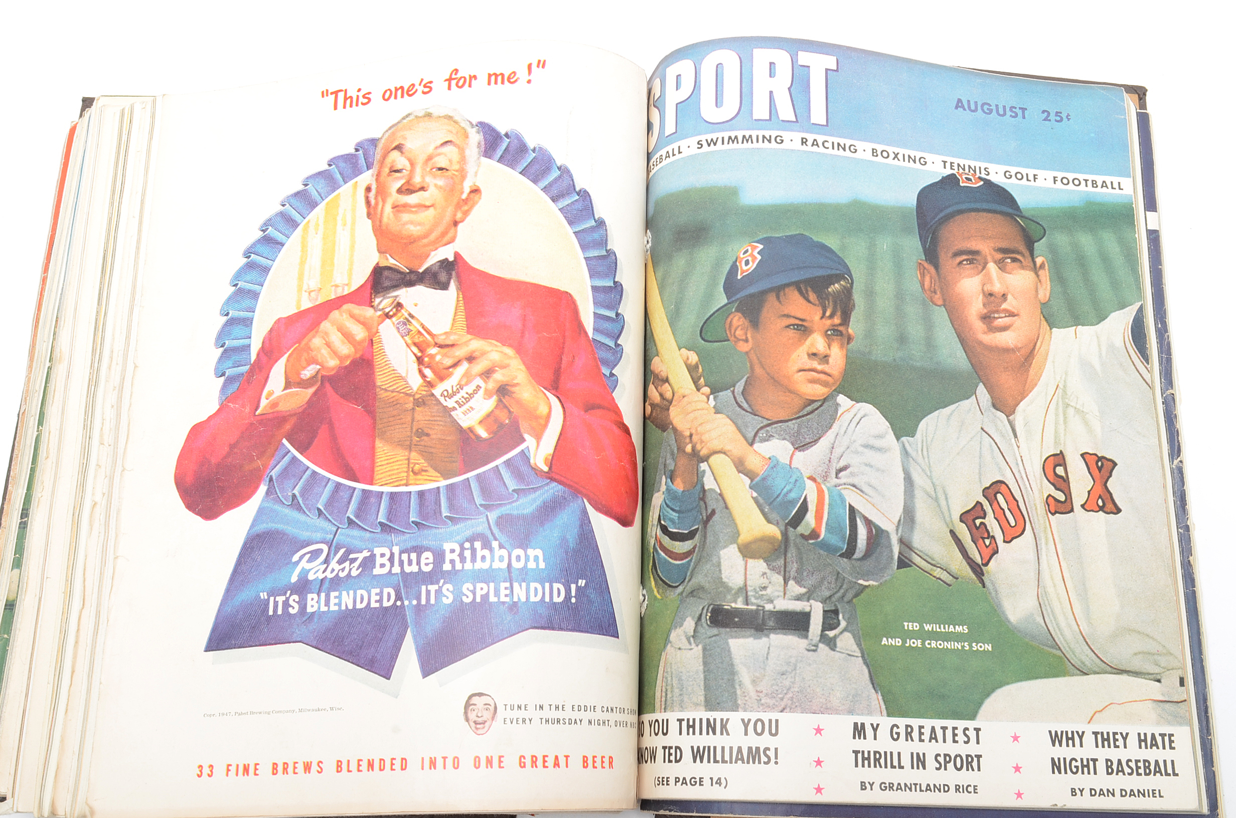 Book Filled With 1946-1947 "Sport" Magazines