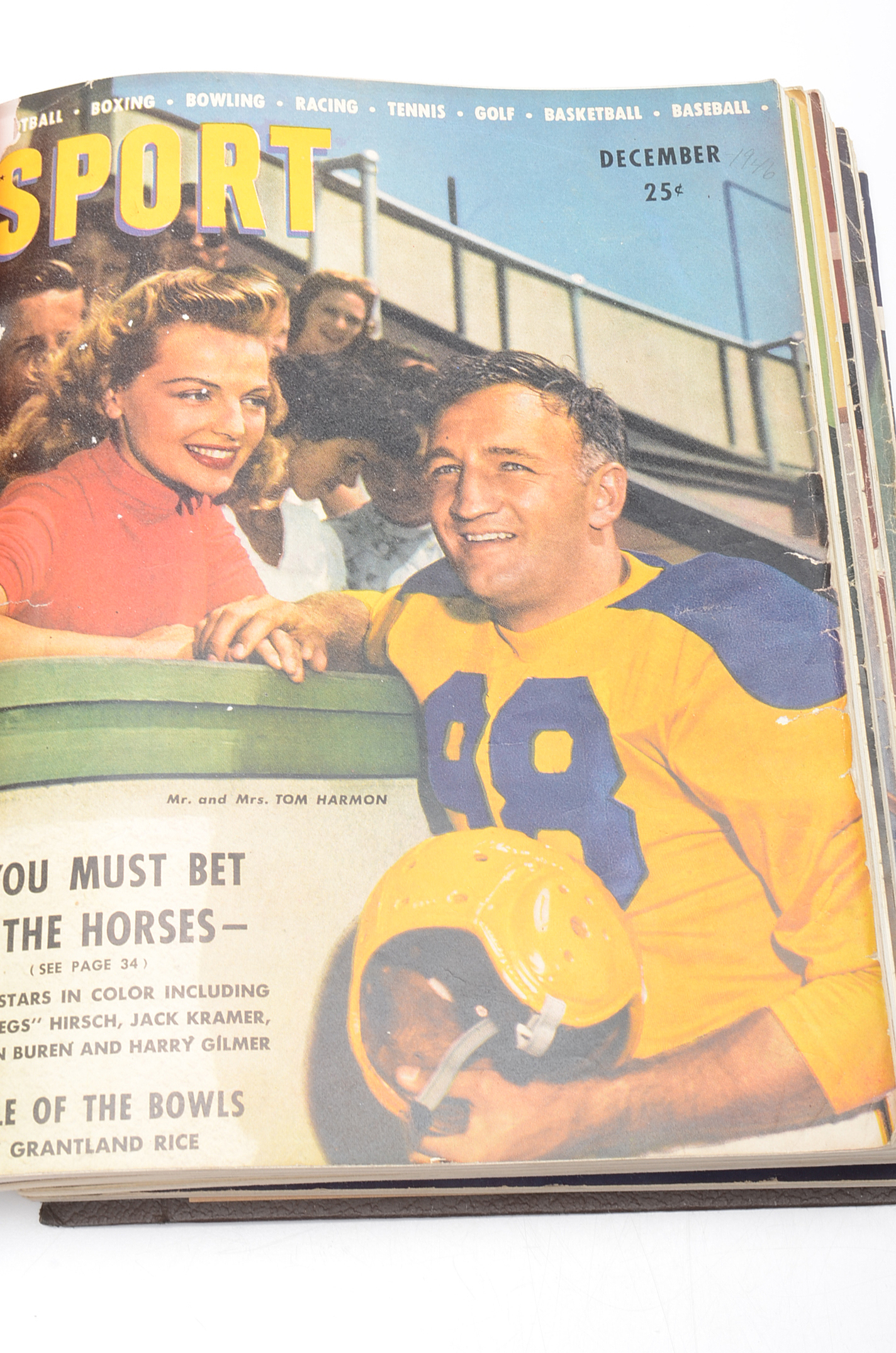 Book Filled With 1946-1947 "Sport" Magazines