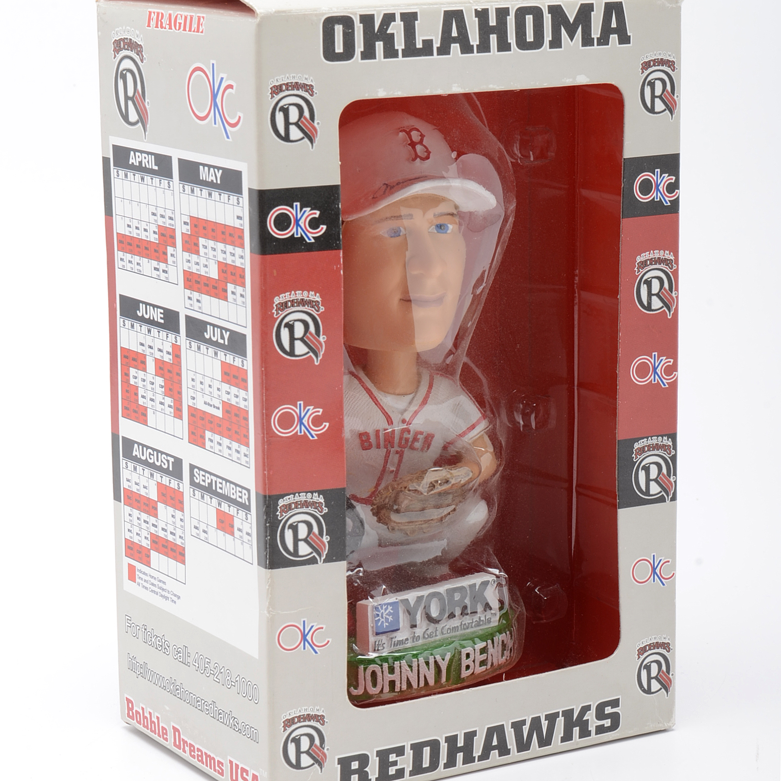 Johnny Bench Signed Bobblehead