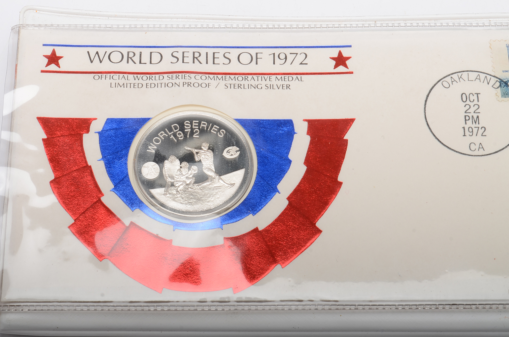 1972 World Series Minted Coin with Packet
