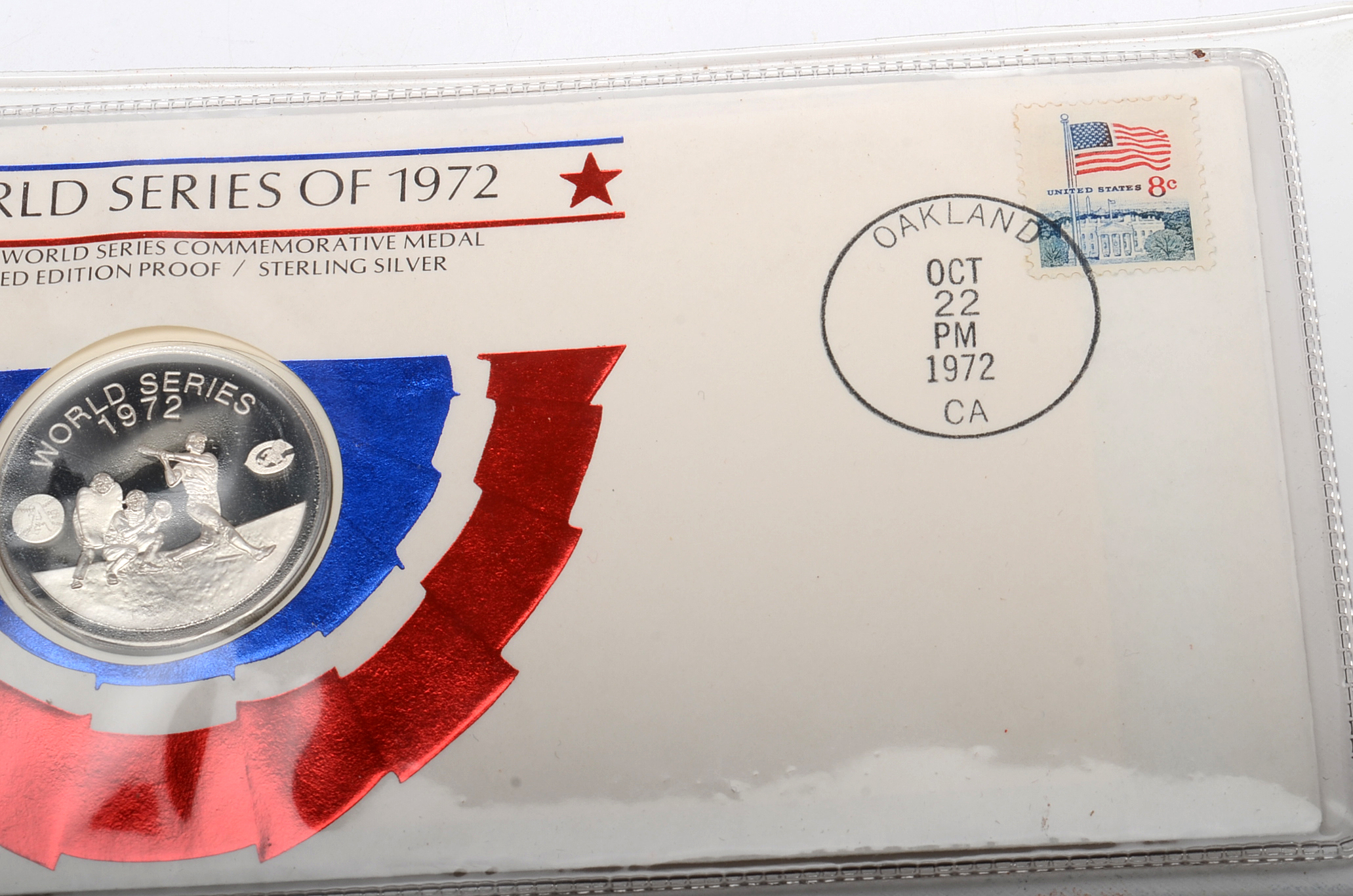 1972 World Series Minted Coin with Packet