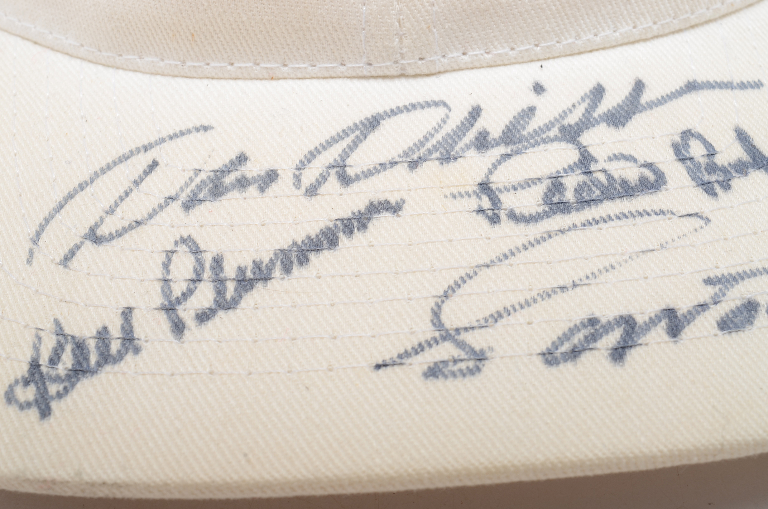 White "Big Red Machine" Signed Hat