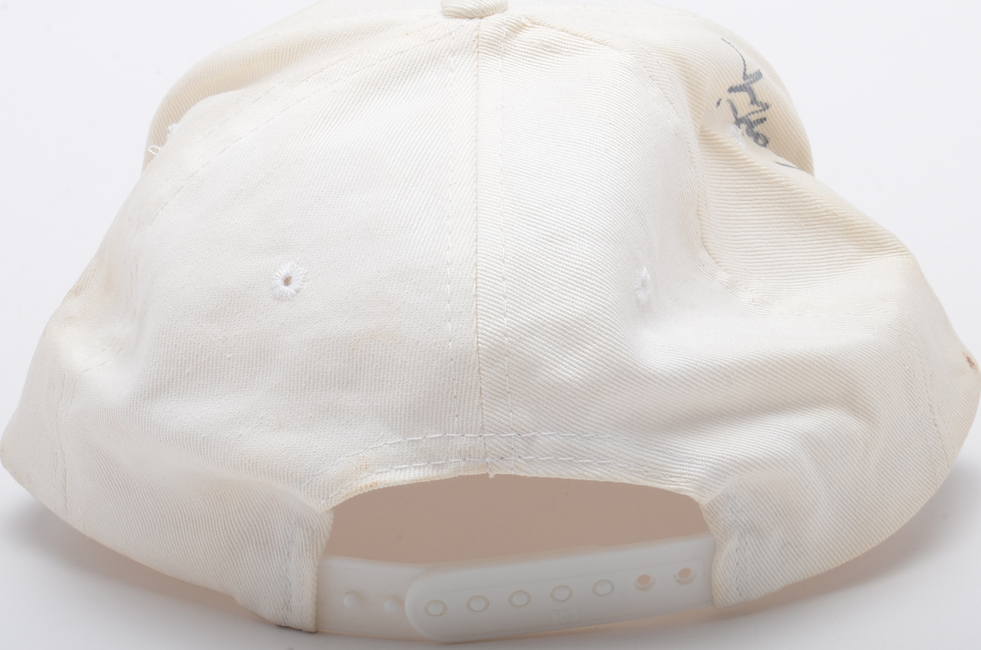 White "Big Red Machine" Signed Hat