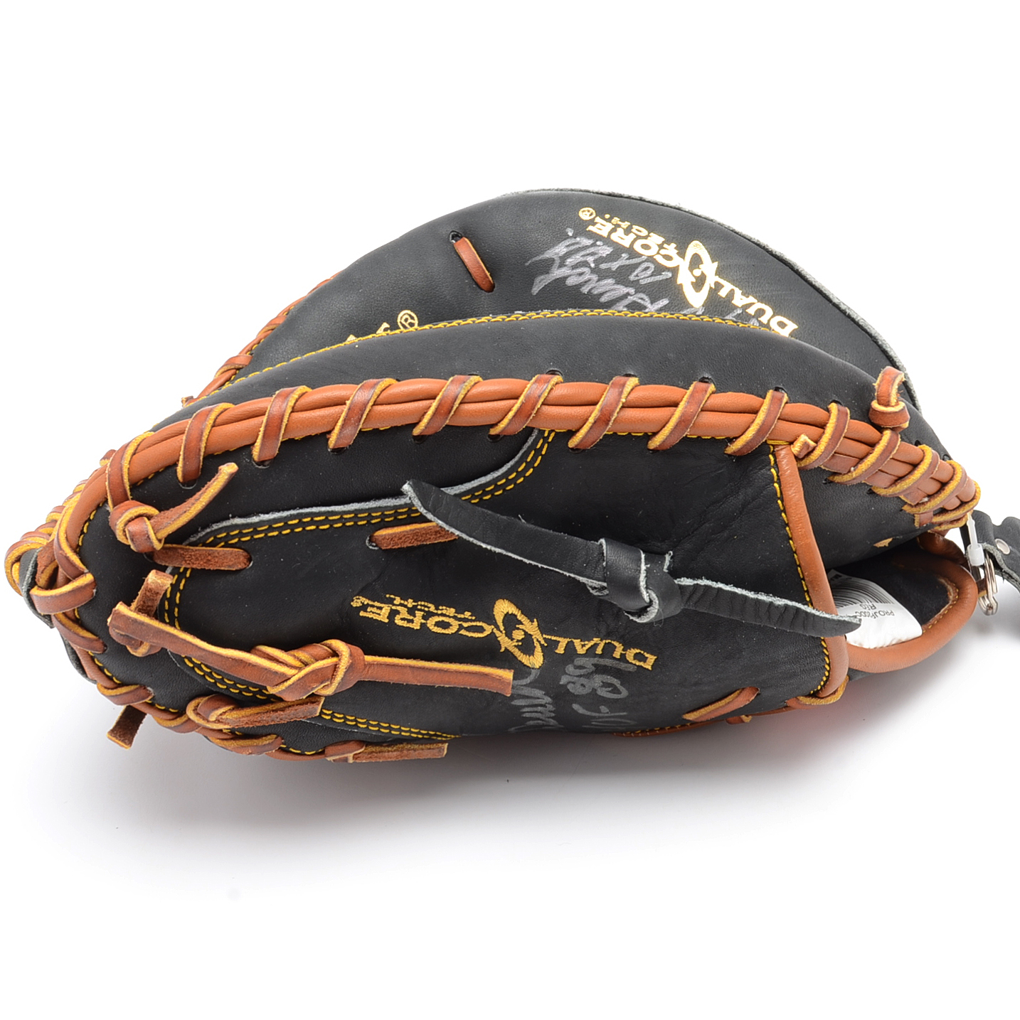 Johnny Bench Signed Black Gold Glove