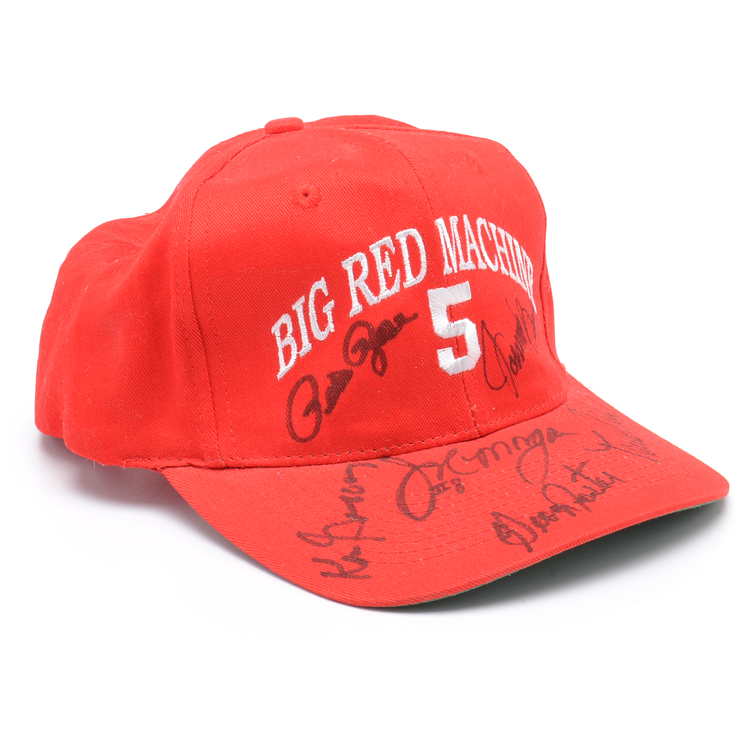 Red "Big Red Machine" Signed Hat