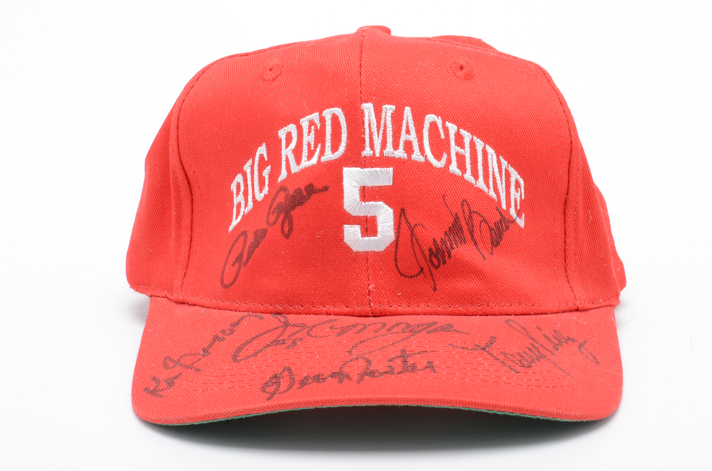 Red "Big Red Machine" Signed Hat