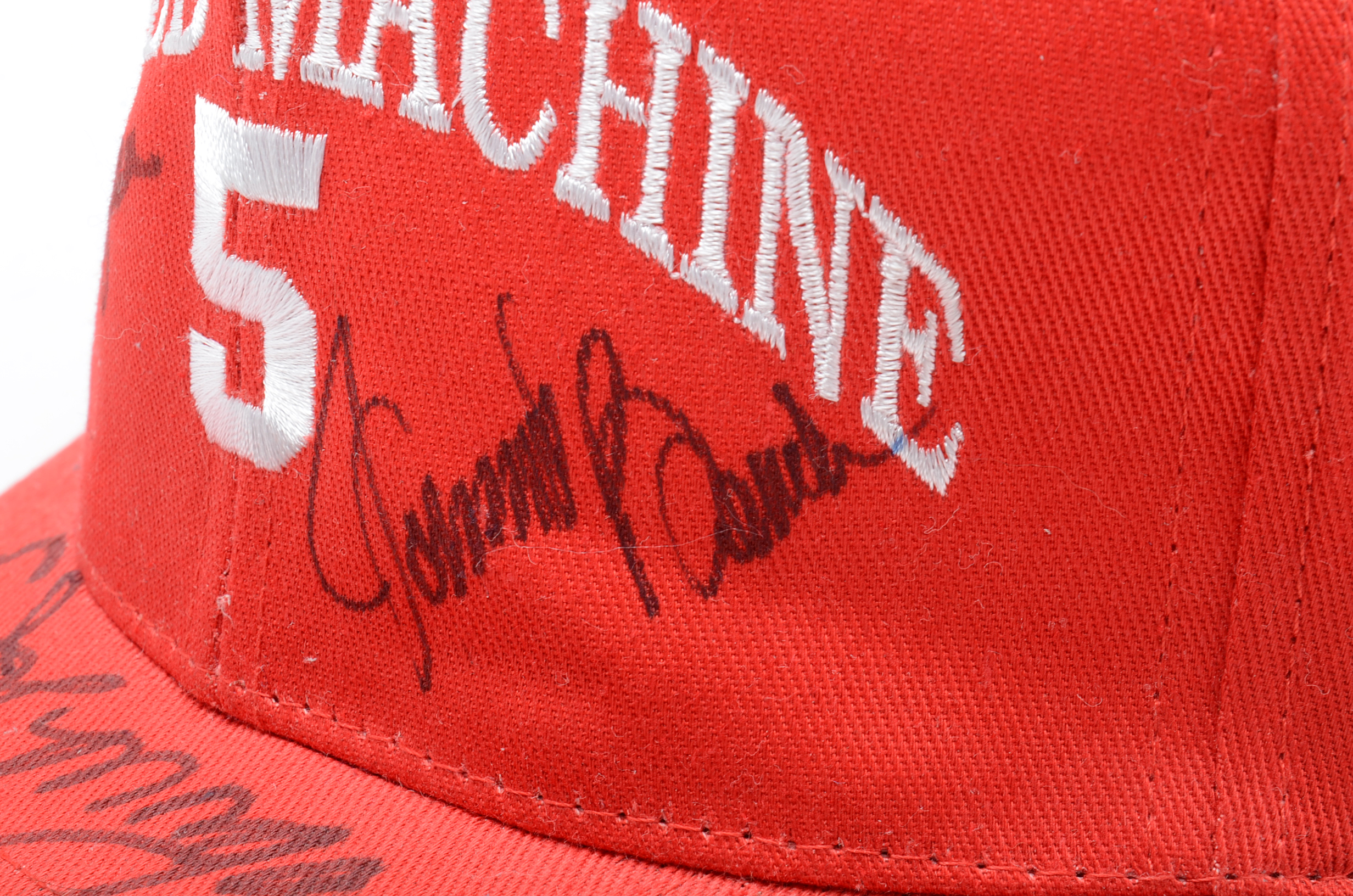 Red "Big Red Machine" Signed Hat