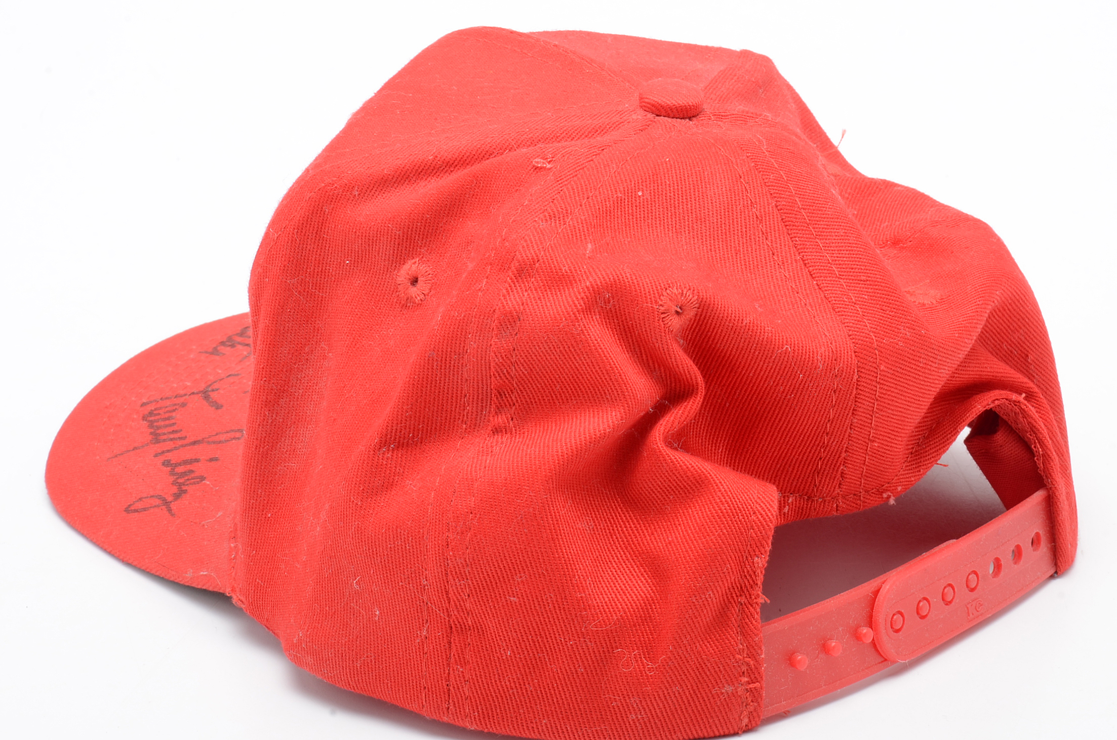 Red "Big Red Machine" Signed Hat