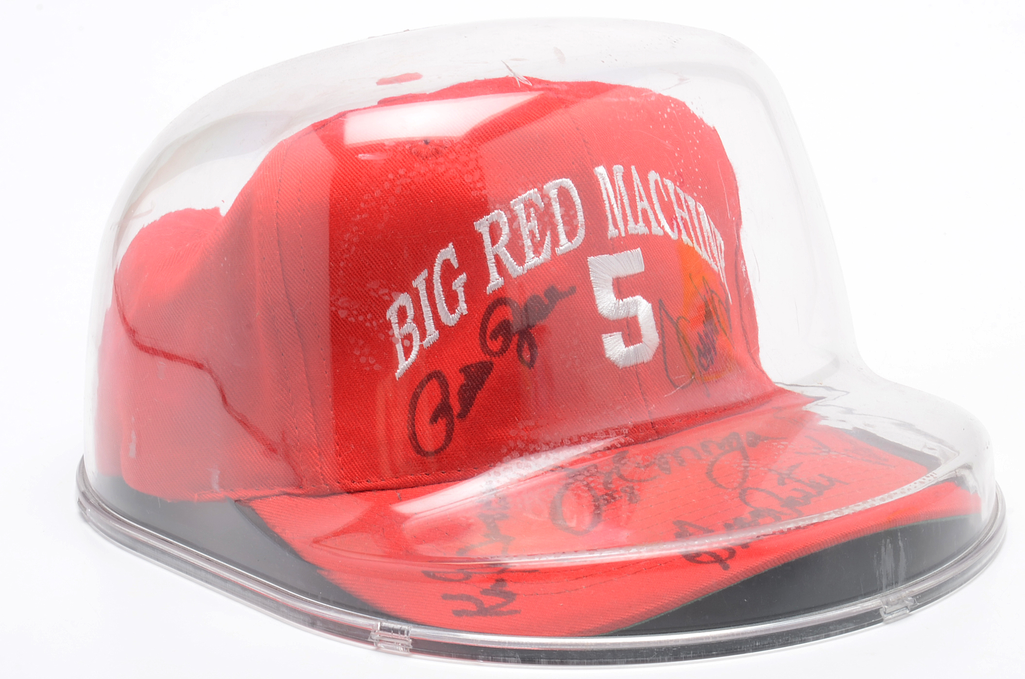 Red "Big Red Machine" Signed Hat