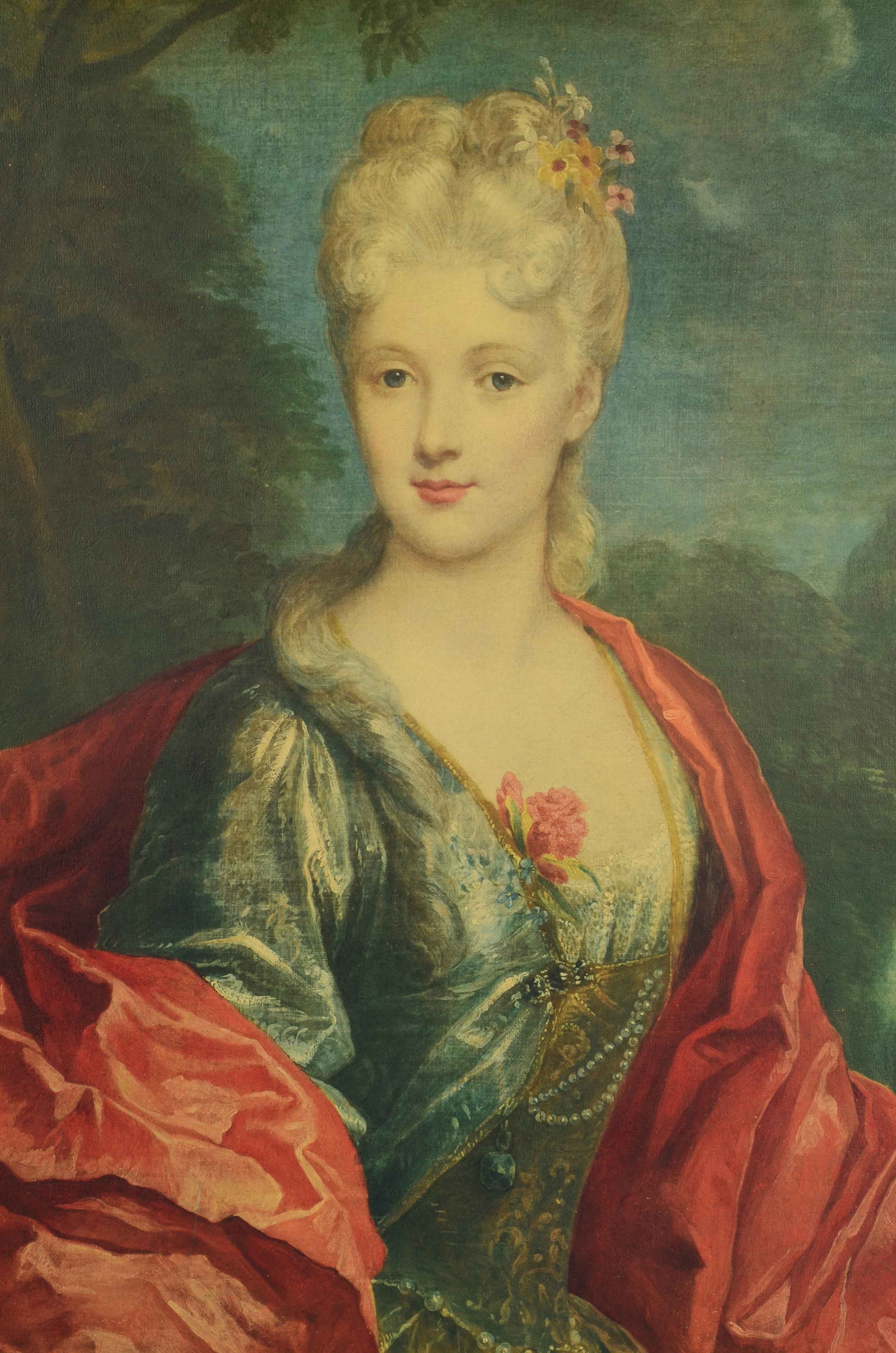 Giclée after "Madame DuBois" attributed to Nicolas de Largilliére