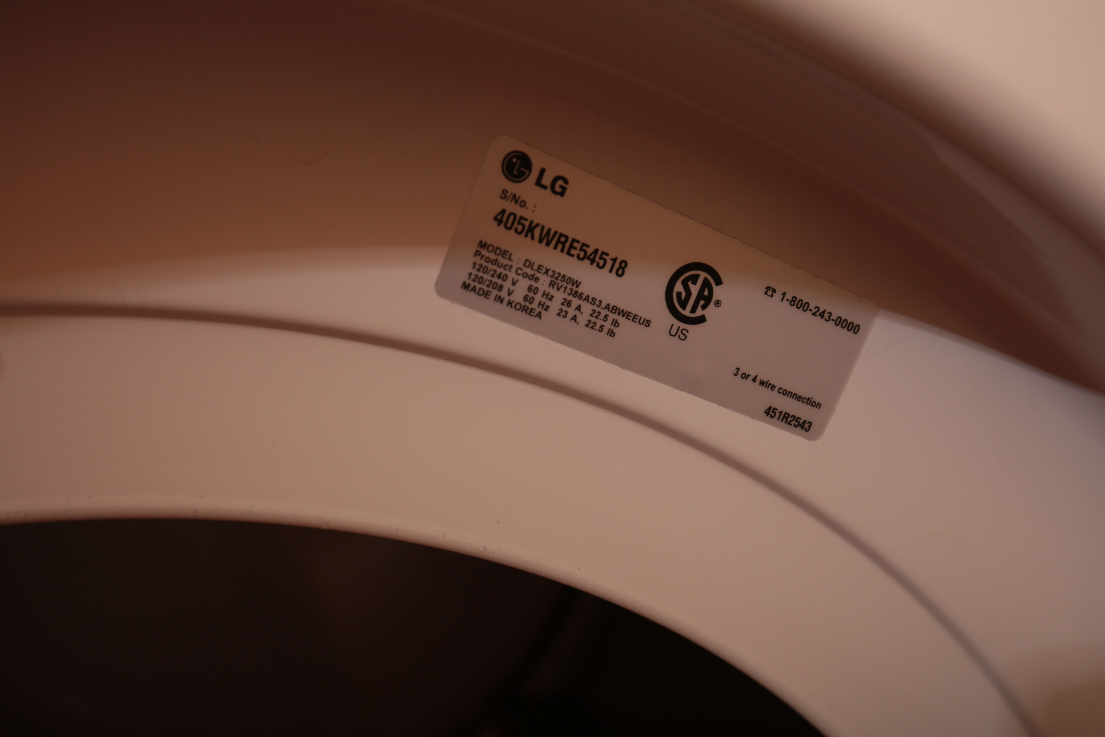 LG Front Loading True Balance Washer & Dryer