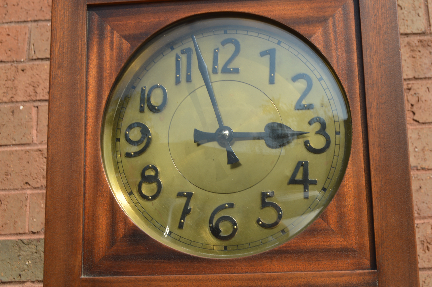 Vintage Gustav Becker Transitional Art Nouveau Tall Case Clock