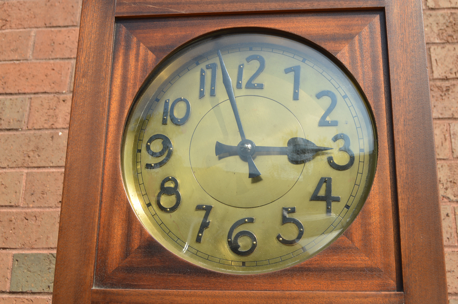 Vintage Gustav Becker Transitional Art Nouveau Tall Case Clock