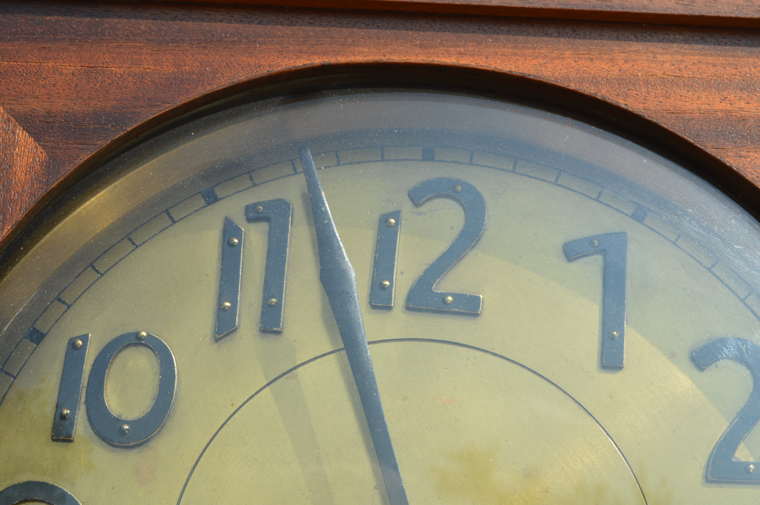 Vintage Gustav Becker Transitional Art Nouveau Tall Case Clock