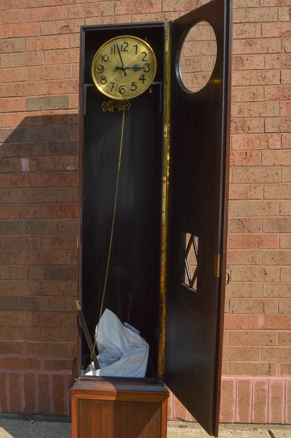 Vintage Gustav Becker Transitional Art Nouveau Tall Case Clock