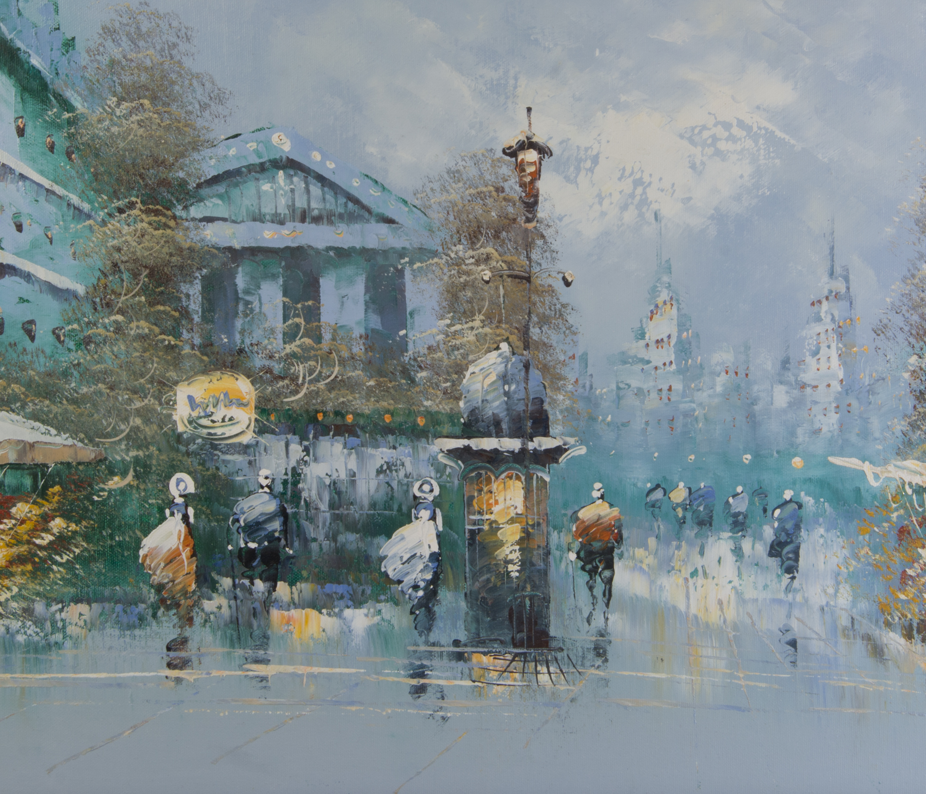 Gammy Original Parisian Acrylic Painting on Canvas