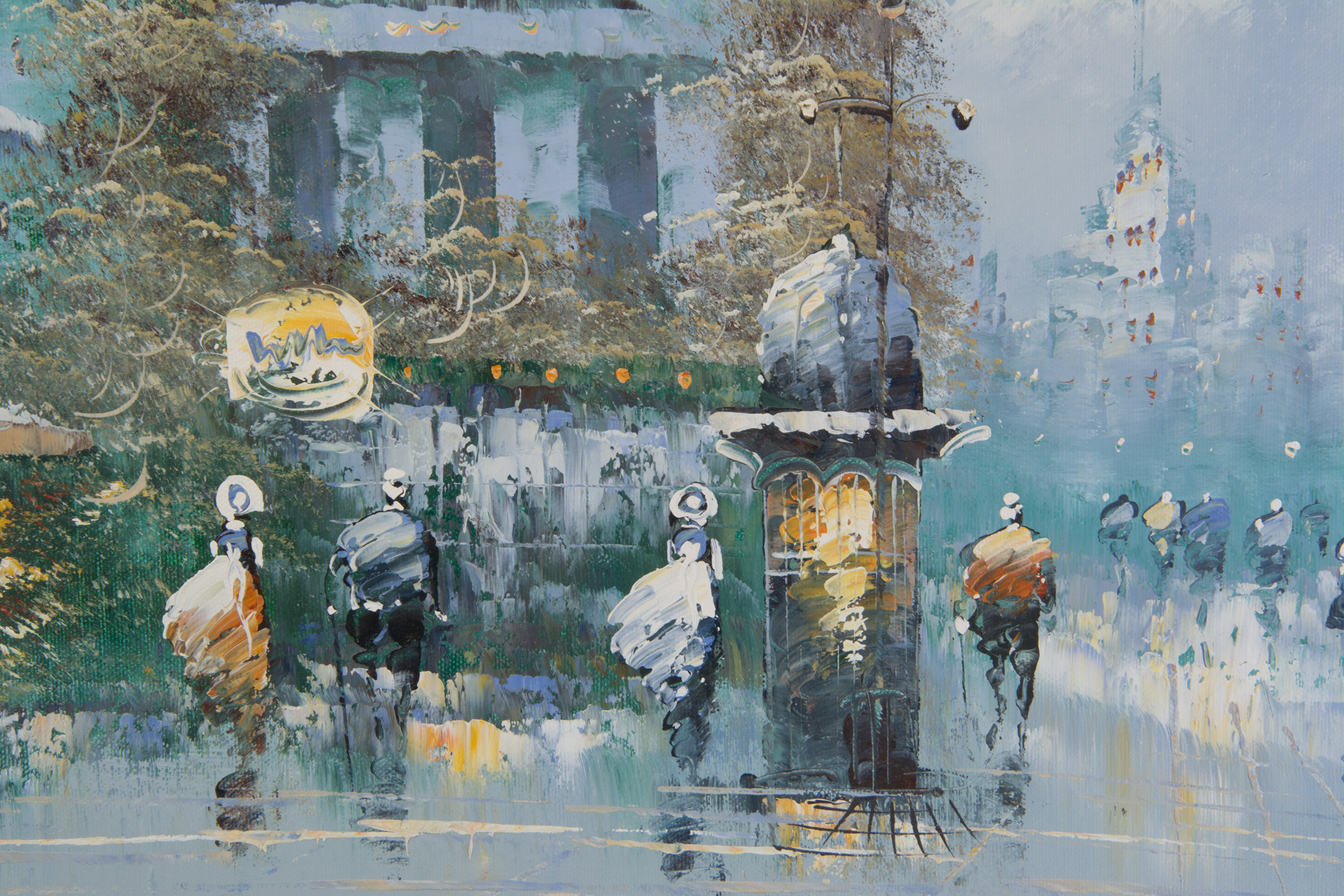 Gammy Original Parisian Acrylic Painting on Canvas