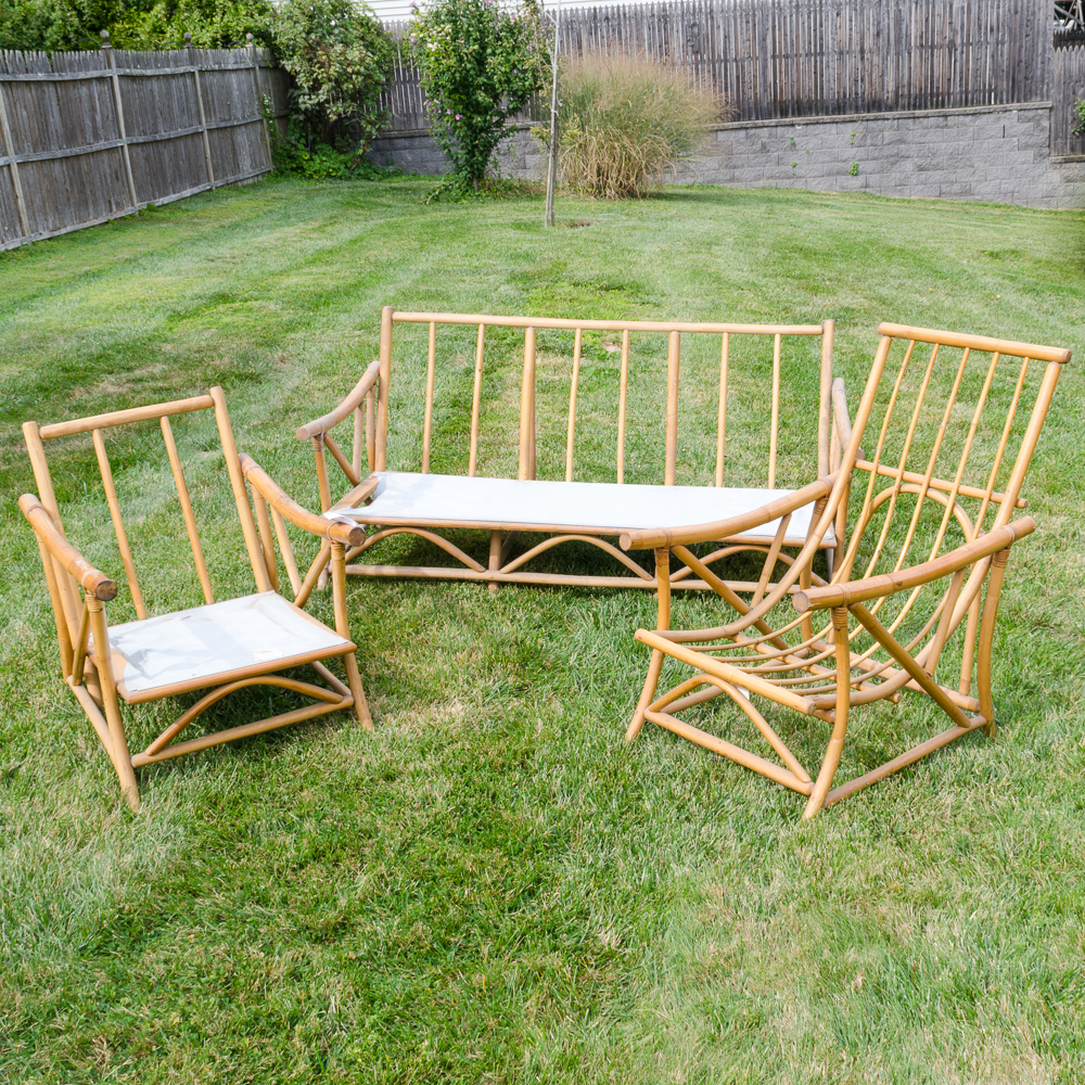 Set of Bamboo Outdoor Furniture by Modern Reed & Rattan Co.