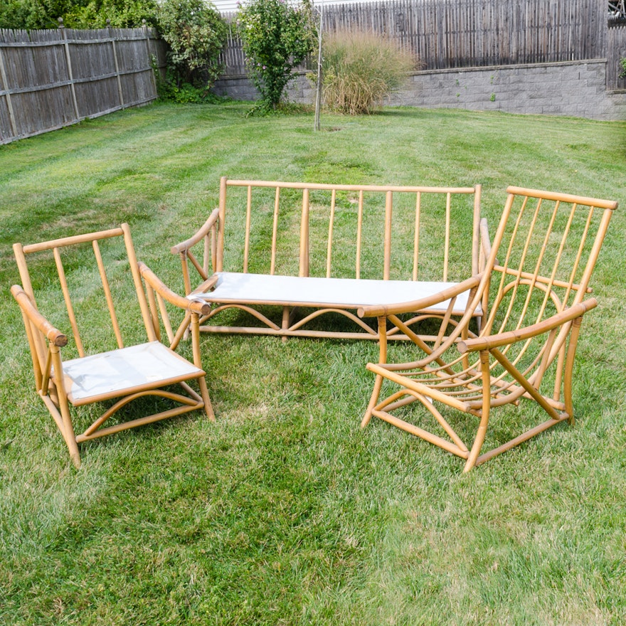 Set of Bamboo Outdoor Furniture by Modern Reed & Rattan Co.