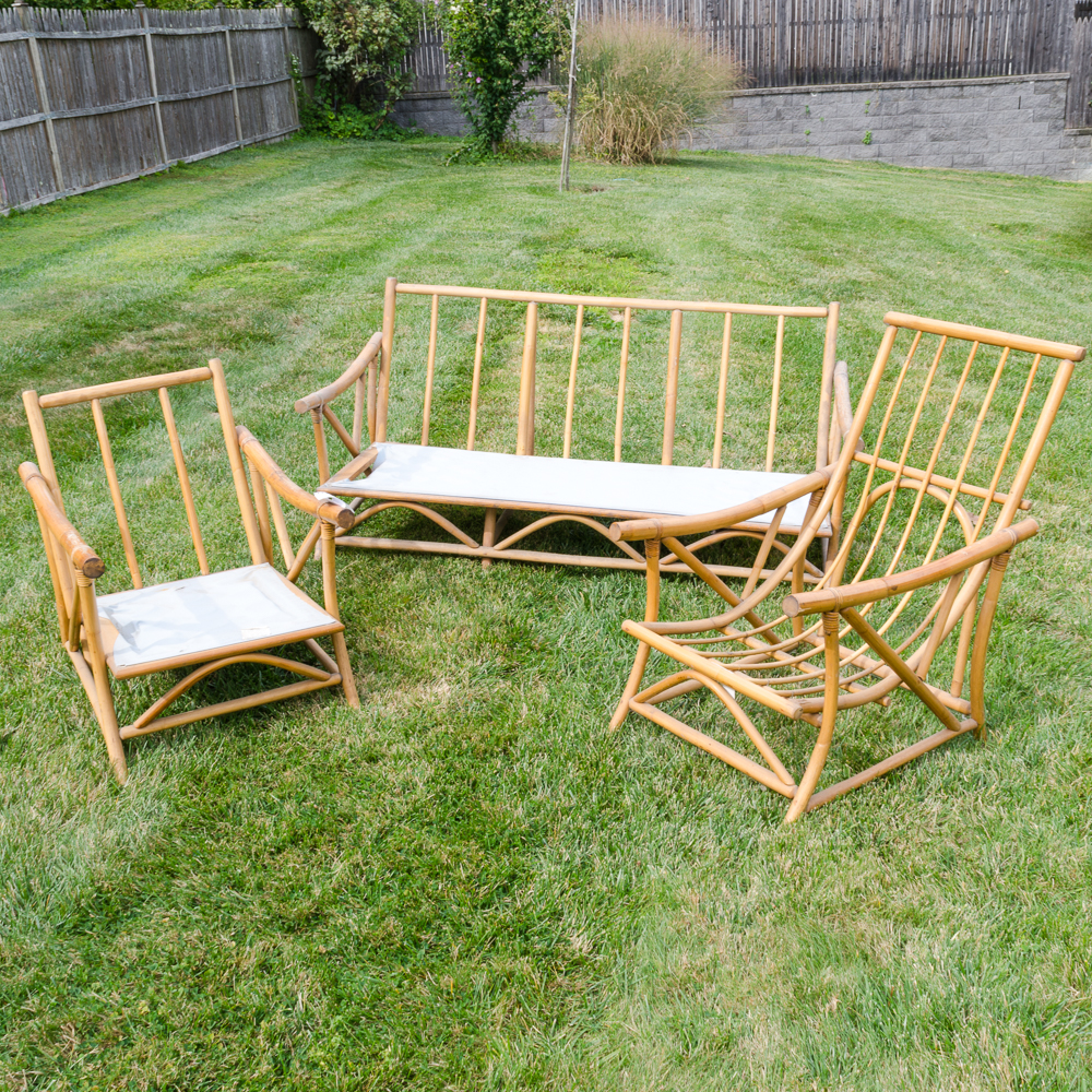 Set of Bamboo Outdoor Furniture by Modern Reed & Rattan Co.