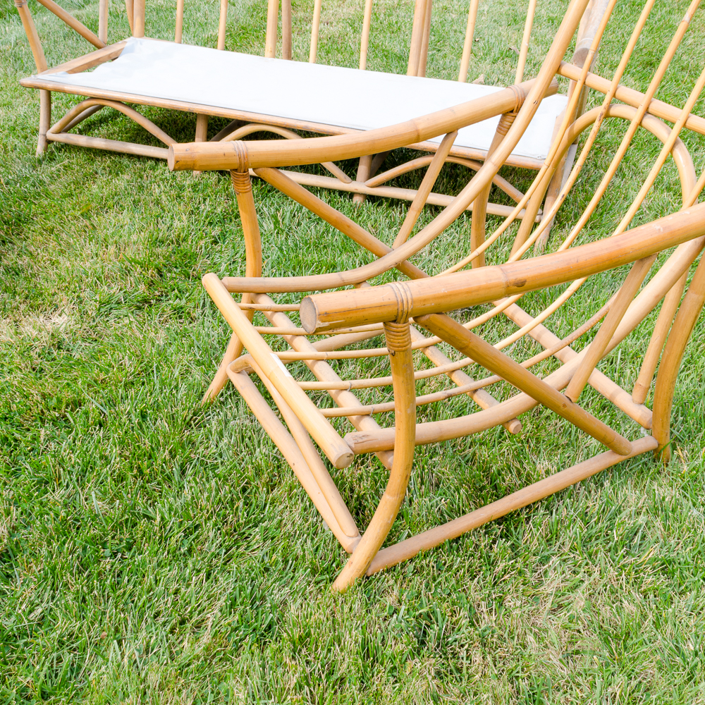 Set of Bamboo Outdoor Furniture by Modern Reed & Rattan Co.